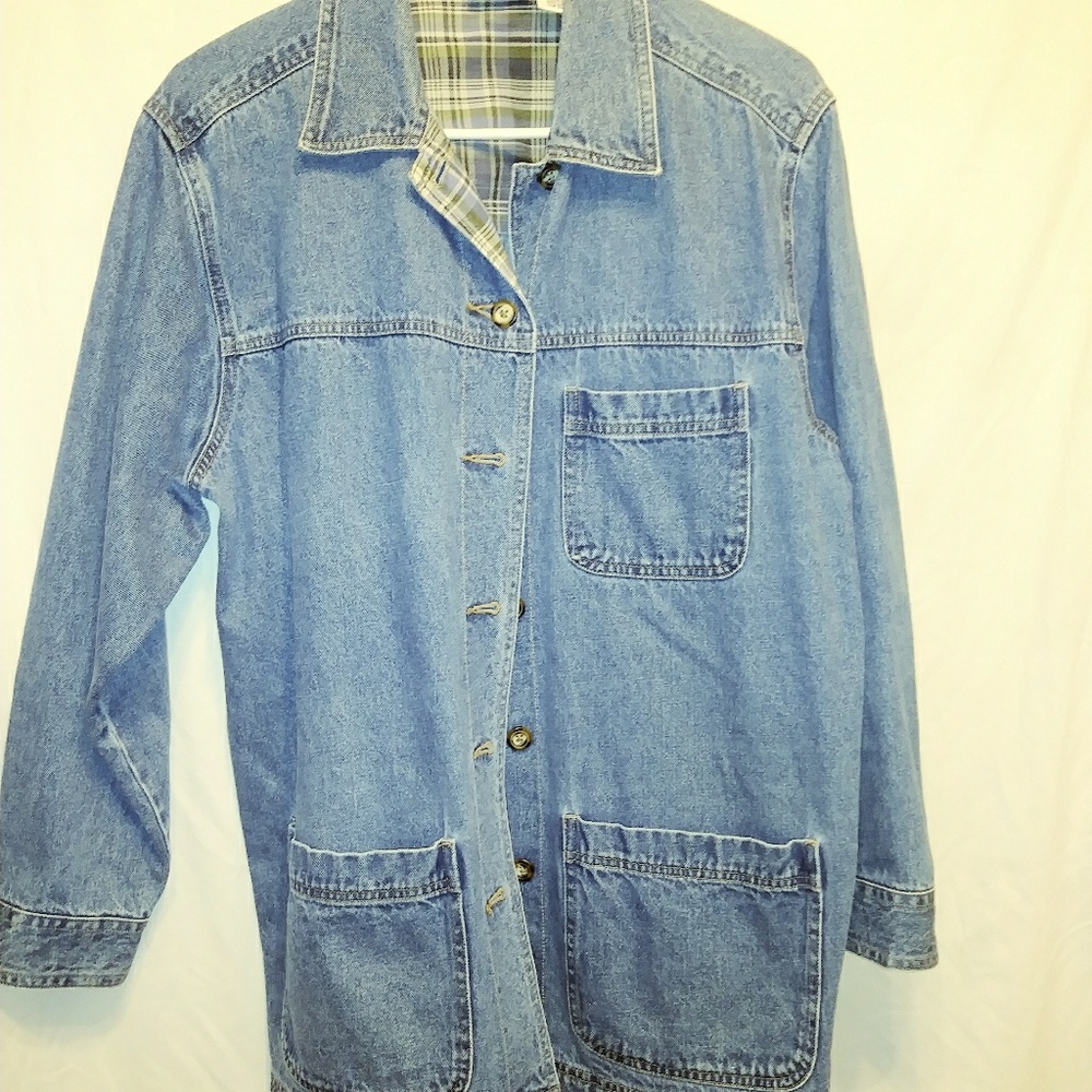 Women blue demin jacket
